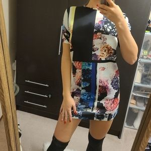 Zara floral tunic dress